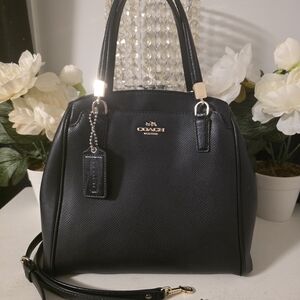 Coach Black Leather Handbag